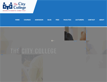 Tablet Screenshot of citycollege.ac.uk
