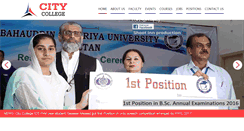 Desktop Screenshot of citycollege.edu.pk