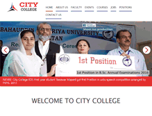 Tablet Screenshot of citycollege.edu.pk